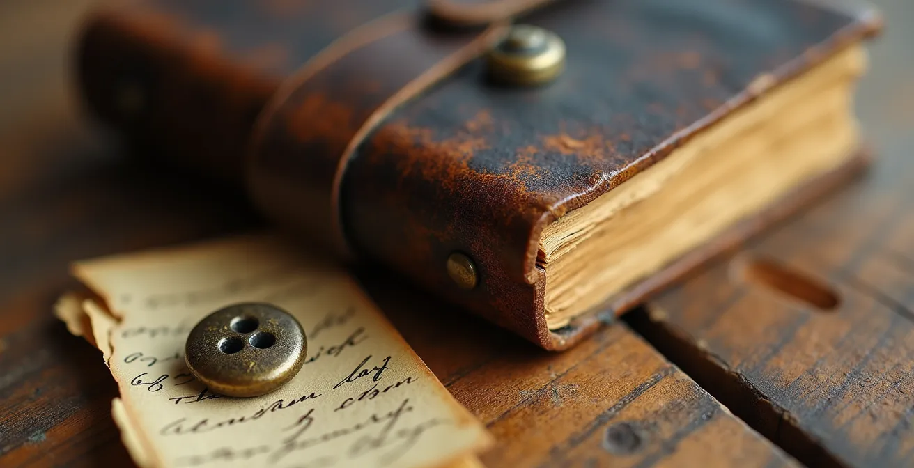 Historische Alltagsgegenstände arrangiert als kulturelles Gedächtnis