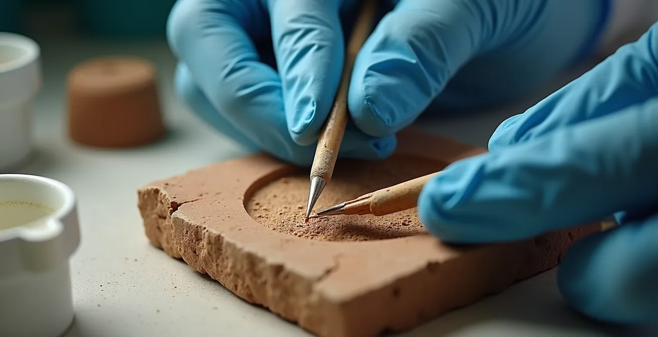 Modernes Museumsdepot mit Klimakontrolle und systematischer Lagerung