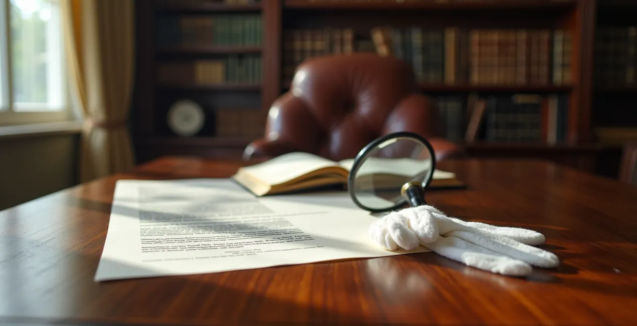 Verschiedene Arten von Wertgutachten für Antiquitäten arrangiert